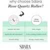 SDARA Rose Quartz Roller - Anti Aging for Wrinkles and
