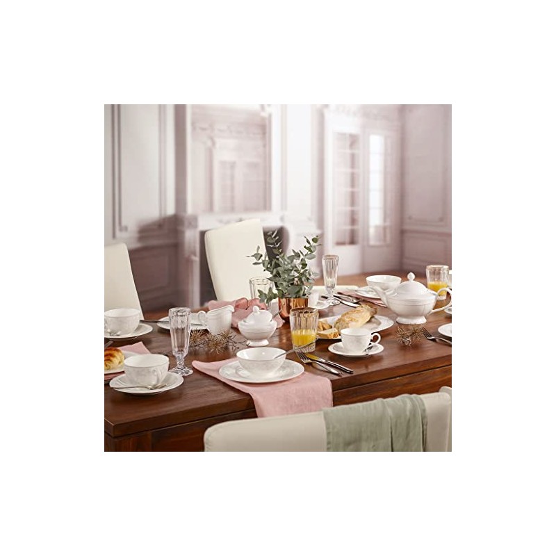 Villeroy & Boch Gray Pearl 18 cm Saucer Breakfast Cup