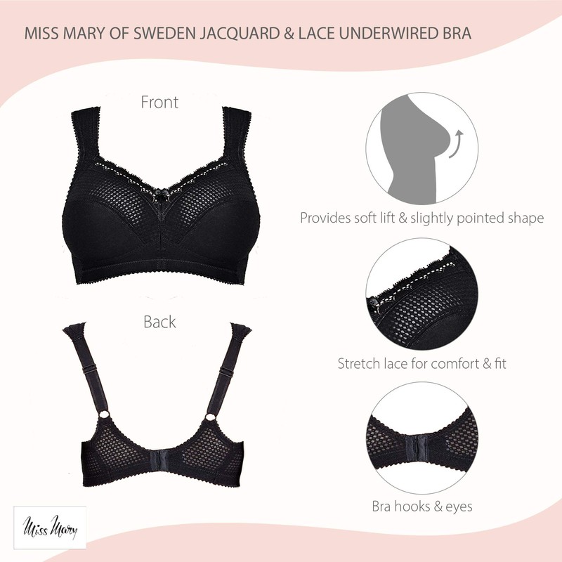 Miss Mary of Sweden Diamond Wireless Full Cup Bra that