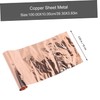 TEHAUX 2 Rolls 0.01mm Thick Copper Foil Sheet for Crafts