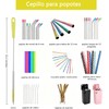 Set de 9 Pcs Cepillos de Limpieza, Mango Largo Desmontable