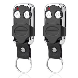 Garage Door Opener Remote Control for LiftMaster Chamberlian Craftsman OpenersCompatible with 971LM/973LM/950CB/953CB/139.53681/139.53964 Garage Door Remote Control Orange/Red Learn Button 2 pack