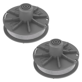 MUFUSHAN 2 x grass trimmer replacement spool, grass trimmer line compatible with Gardena 05307-20 Easycut 400 ComfortCut450 SmallCut 300, item no. 8846, 8847, 8848, 9805, 9806, 9807, 9808 and 9809