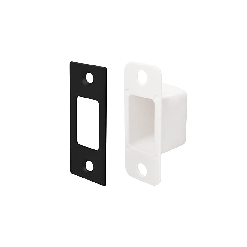 Nuk3y Deadbolt Strike Plate Square Corner 1-1/8"" x 2-3/4"" with