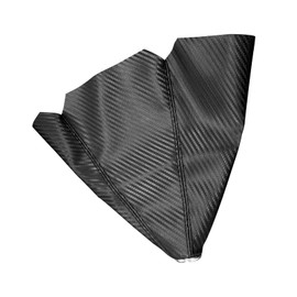 Ziciner Car Shift Knob Shifter Boot Dust Cover, PU Leather Shift Sleeve Gear Gaiter Cover, Universal Gear Shift Cover for Most Manual/Automatic Car (Carbon Fiber Black)