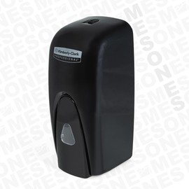 Jabonera Cartucho Manual negra Kimberly Clark Professional, 1,100 ml, para Jabón Espuma Blanca.