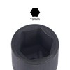 sourcing map 1/2" Drive by 19mm 6-Point Impact Socket, CR-V
