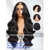 Nadula Yaki Wavy V Part Drawstring Wig Human hair with