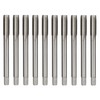 10pcs Thread Tap Set Straight Flute HighSpeed Steel Machine Tap