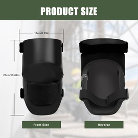 LIDUEN PRO Heavy Duty Work Knee Pads for Men, Professional Knee Pads Ergonomic, Adjustable Straps, EVA Foam Cushion, Anti-Slip Design, Comfortable & Breathable, For Gardening Flooring Home Repair