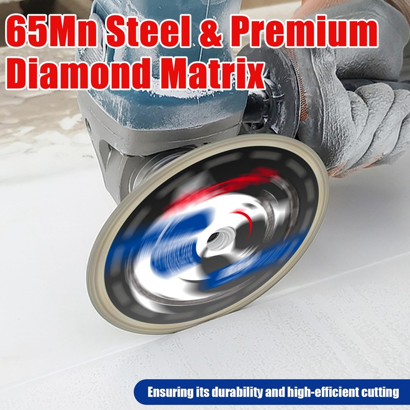 JINSINA 7" Diamond Saw Blades for Angle Grinder, X-Turbo Tile