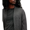 AllSaints Men's Mode Merino Open Cardigan, Carter Grey