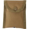 Coyote Brown Compass Pouch MOLLE Compatible Strap Back