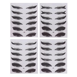 awakentti Eyeliner Stencil, Mild Eyeshadow Stencil Stickers, Eye Liner Stencil Tool, Eyeliner and Eyeshadow Stencils Stickers Set, Eyeliner Stencil for Women, Easy Eyeliner and Eyeshadow Grooming (A)