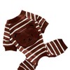 Dog Pajamas Striped Soft Warm Comfortable Fashionable 4 Legs Pet