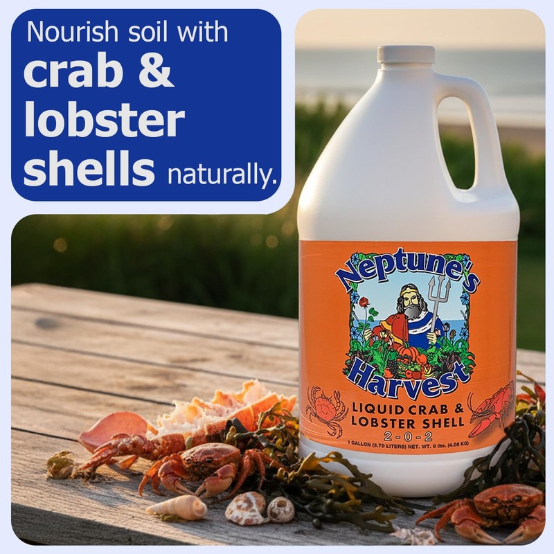 Neptune’s Harvest Organic Crab & Lobster Shell Multi-Purpose Liquid Fertilizer