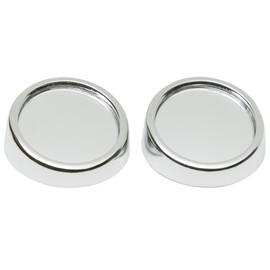 Sumex 1035520 Car Convex Round Blind Spot Mirrors - Chrome (Pack of 2)