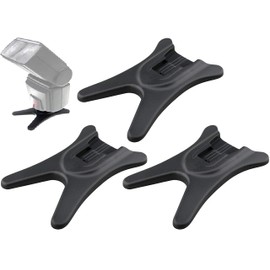 AORO 3 Pcs Speedlight Stand Strobe Stand Flash Stand for Multi-Light Shooting and Bounce Shooting (Universal Strobe for Nikon Canon Olympus Pentax Panasonic and More )