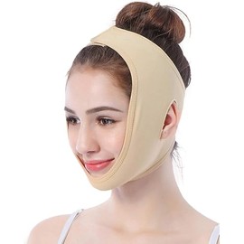 Banda Facial Adelgazante En Forma De V, Correa Adelgazamiento Facial, Mascarilla Facial Adelgazante, Mscara V doble reductor de barbilla, Reduce el...