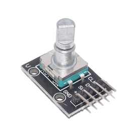 Hailege 5pcs 360 Degrees Rotary Encoder Module Brick Sensor Switch Development Board KY-040