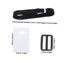 Kisangel Pool Solar Cover Reel Kit Pcs Straps Holders Easy Install Versatile for Above Ground Pools