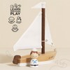 Le Toy Van Wooden Sailing Boat & Captain, Fuel Imagination