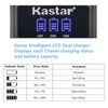 Kastar 4 Pack NP-BX1 Battery and LCD Triple USB Charger