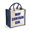 60 Second Makeover Limited Medium Jute Bag May Contain Gin