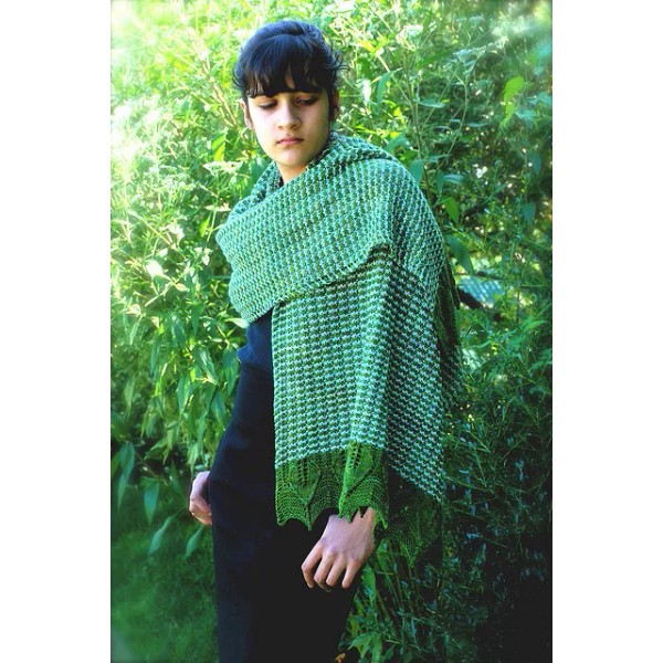 Kirsten Kapur RECTANGULAR ULMUS Shawl Kirsten Kapur for Through the
