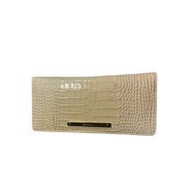 BRAHMIN Ady Pink Galveston Wallet (Winter White)