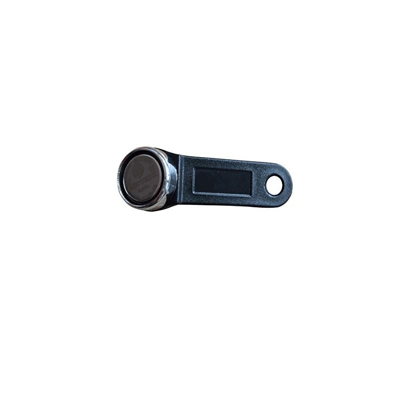 YARONGTECH 2x Black ibutton Dallas Key fobs with metal ring