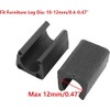 RANIT 20Pcs Slot Width Max 12mm Chair Foot U Shaped