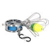 Stretch Fish Lock Raft with Reel Boat Fishing Stainless Steel