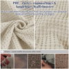 PHF 100% Cotton Waffle Blanket, Cuddly Blanket, 130 x 150
