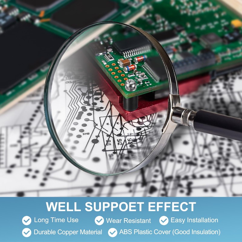 PATIKIL M4x25mm PCB Support Spacer, 12 Set 25mm/0.98" Supporting Height