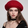 ZHYUAN French Beret hat,Wool Beret Hat,Warm Beret Cap,Ladies Beret Hat,Stylish