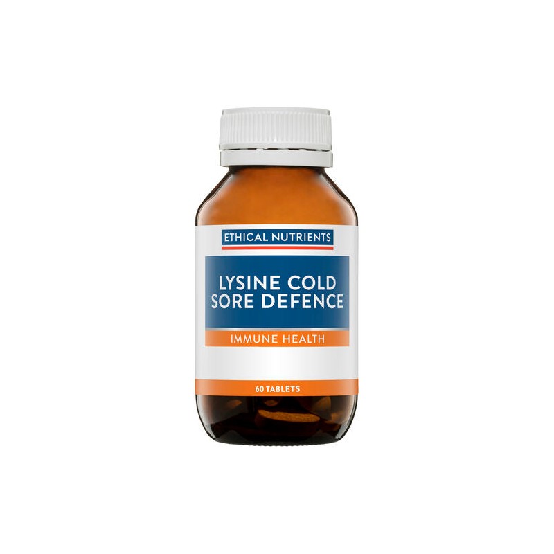 Ethical Nutrients Lysine Cold Sore Defence 60 Tablets