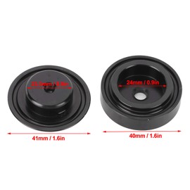 OUKENS Rear Wiper Delete Kit, Plastic Car Rear Wiper Delete Kit Block Off Plug Union Nut Fits Civic CRX CR‑V S2000