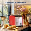 YSSOA Stainless Steel Toaster 2 Slice with Extra Wide Slot