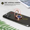 [2 Pack] Concentric Circular Texture Diamond Setting Cell Phone Ring