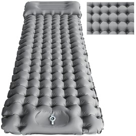 CellBeat Air Mat, Camping Mat, Foot Type, 2025 Model, 3.9 inches (10 cm), Extra Thick, Load Capacity 661.1 lbs (300 kg), R-Value 4.0, Infinite Connection, Puncture Resistant, Antibacterial Waterproof