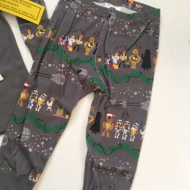 Hanna Andersson NWT HannaAndersson Kid Set PJ Star War Xmas R2D2 Organic Cotton 80 18-24 Month