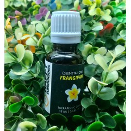 HAPPY SURROUNDINGS Frangipani Essential Oils ~ Pure Natural Aromatherapy Massage Oil - Therapeutic Grade - 100% Natural Incense - Pure essential oil (10ml)