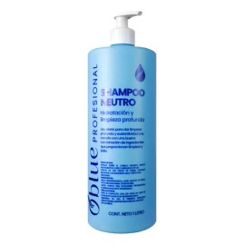 Shampoo Oblue Neutro 1l Ph Balanceado Para Cabello Dañado                                                                                             