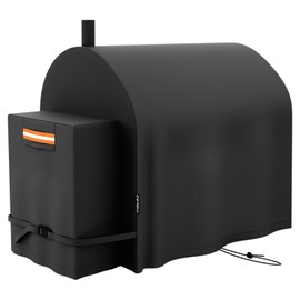 EVRBUL Charcoal Grill Cover, Outdoor Grill Cover, BBQ Barbecue Barrel Cover with Reflective Strips & Air Vent Compatible with Char-Griller Pro Deluxe Charcoal Grill 2121 2727