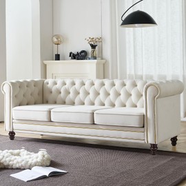 4 Inch Wood Furniture Legs Set of 4 Wooden Bun Feet for Couch Sofa Ottoman Mid Century M8 Bolt Screw in