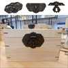Padlock Latch Hasp Buckle Latch, Embossing Decorative Brass Hasp Clasp