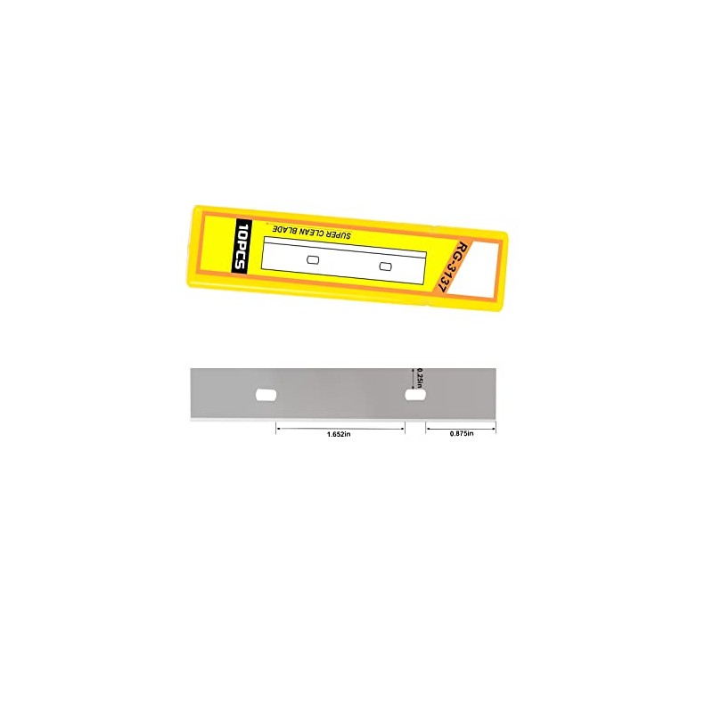 WRAPXPERT 4 Inch Scraper Blades 160 PCS Razor Scraper Blade