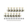 Metallor 12 Strings Acoustic Guitar Tuning Pegs Chrome Plated Machine