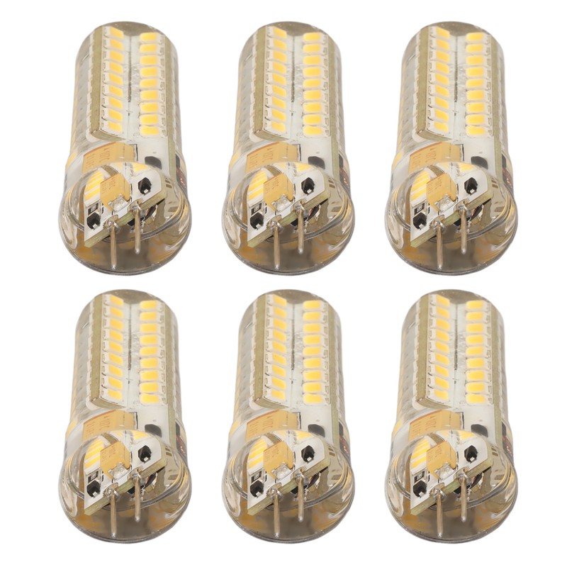 6pcs G4 LED Bulb 700LM 7W 72LED 360 Degree Lighting